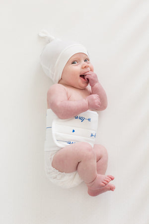 MEMEENO baby belly band for colic, gas, indigestion for boy love him