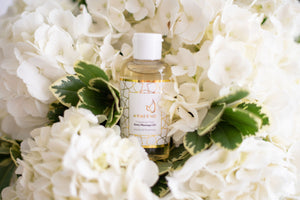 Baby Massage Oil with flowers