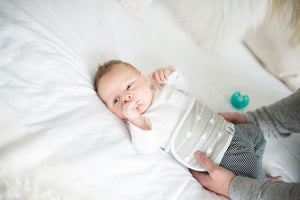 Baby Belly Band  for colic relief and gas- Arrows - MEMEENO on baby