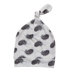 Newborn Top Knot Hat - Plume - MEMEENO