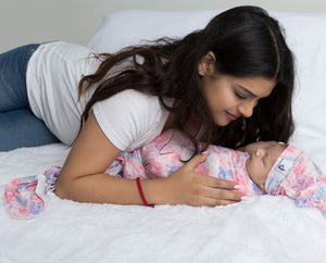 Newborn Top Knot Hat - Bouquet - MEMEENO