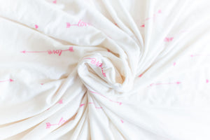 love her swaddle blanket bunched