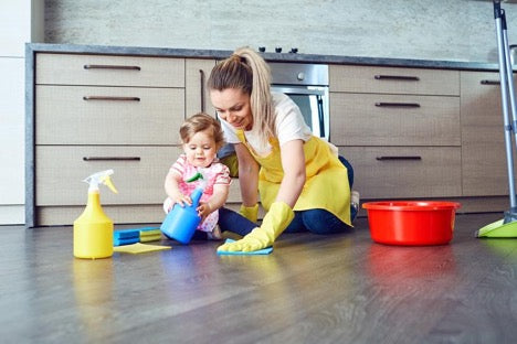 How to Tackle Spring Cleaning with a New Baby