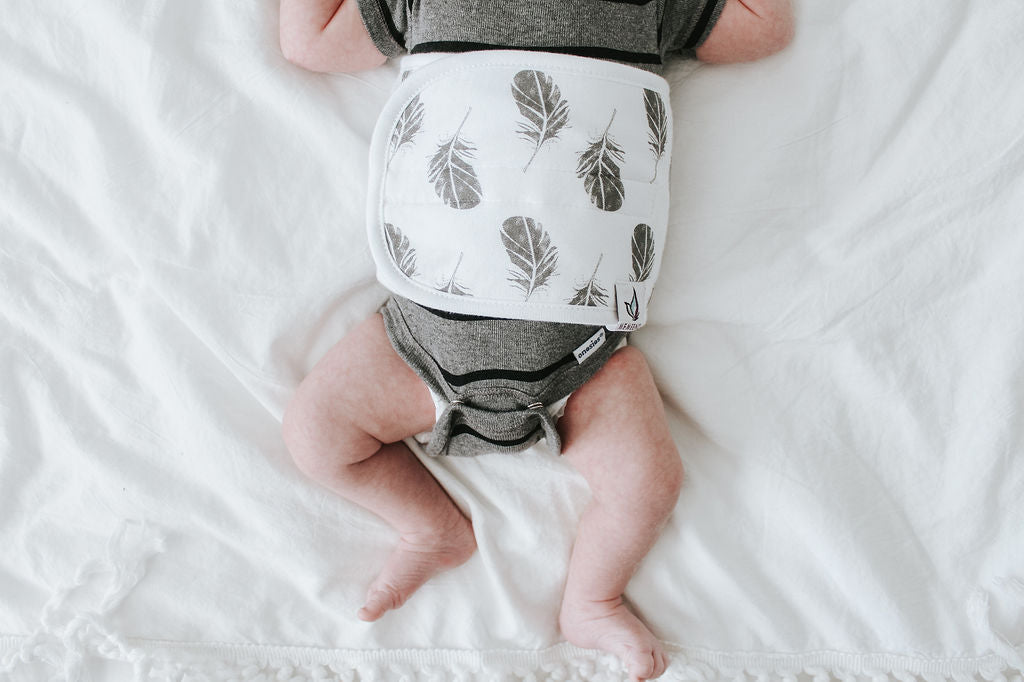 memeeno baby belly band for colic relief