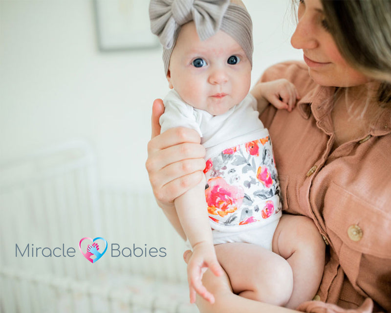 Colic & Gas Relief Baby Belly Band Sky MEMEENO