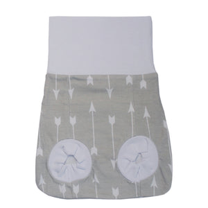 Organic Cotton Newborn Belly Bloomer for Newborn Boys - gas and colic - Arrows - MEMEENO