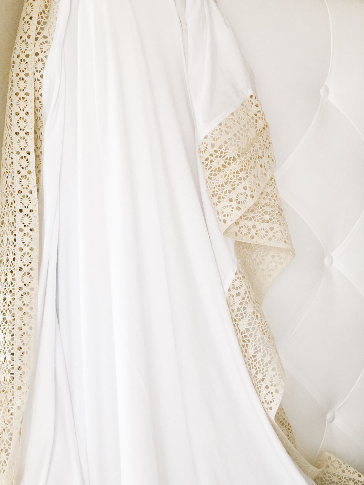 LUXE Heirloom Swaddloop Blanket - Pearl