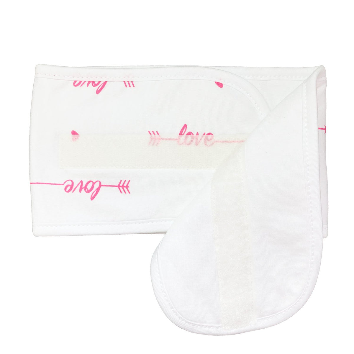 Love Her Belly Band for gas & colic relief pink girl