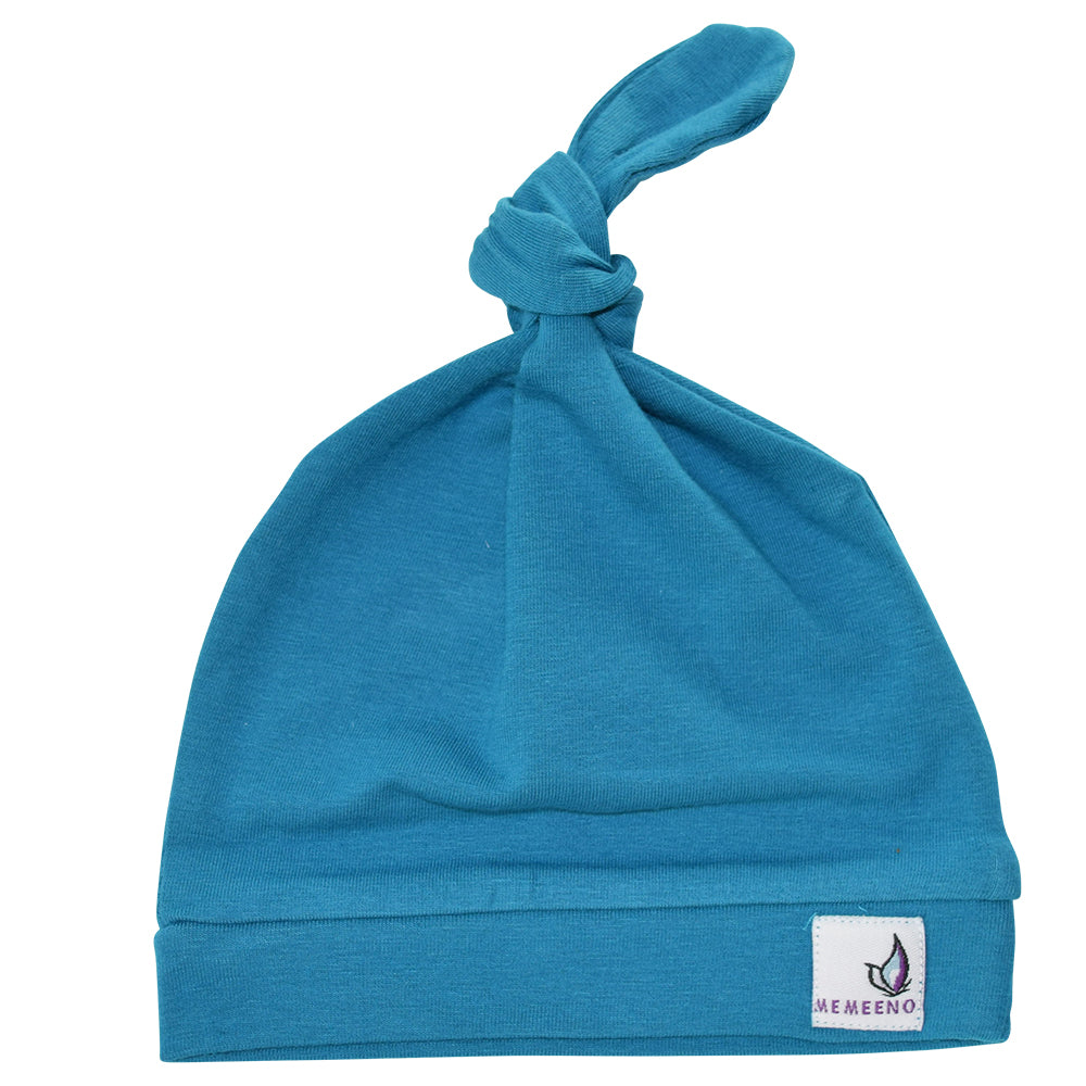 memeeno ocean baby top knot hat