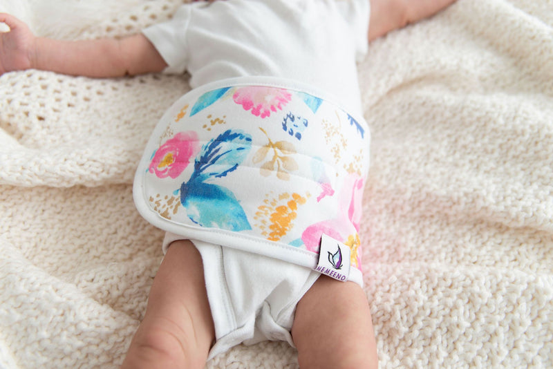 Baby Belly Band Aquarelle MEMEENO