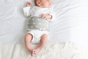 Baby Belly Band  for colic relief and gas- Arrows - MEMEENO on baby