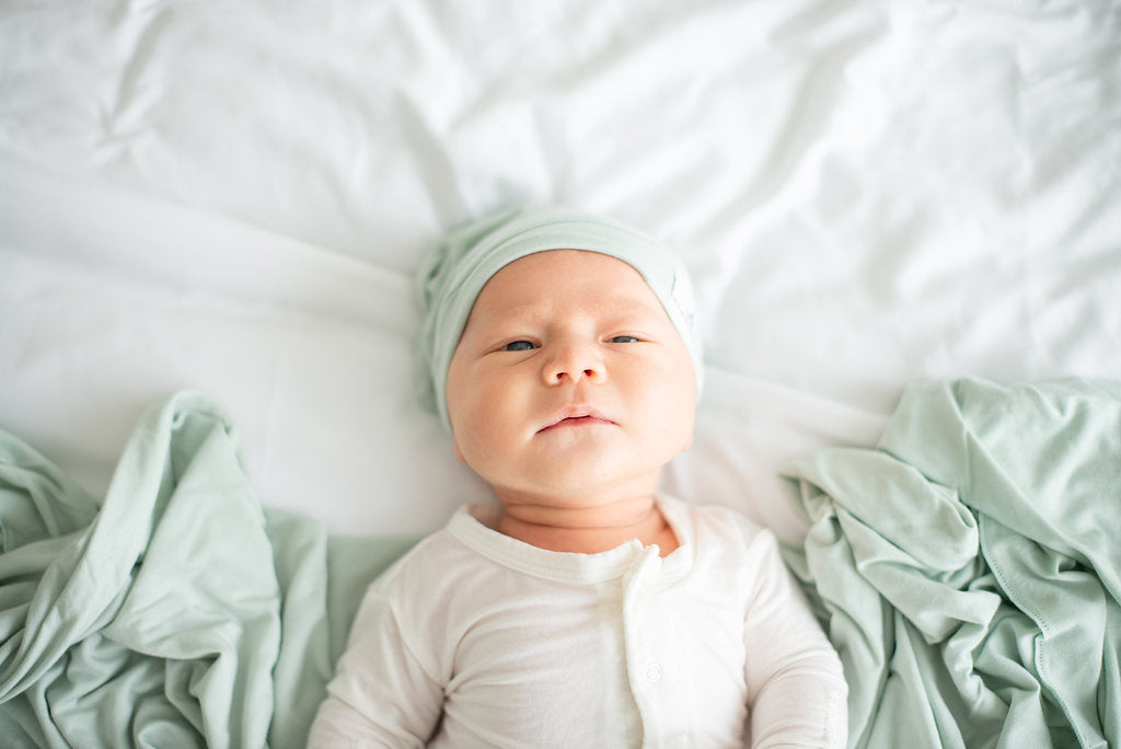 Swaddle & Newborn Blanket - Sage - MEMEENO