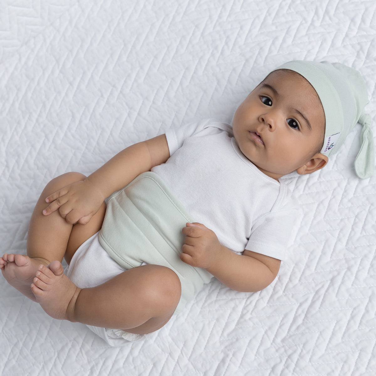 Baby Belly Band - Sage - MEMEENO