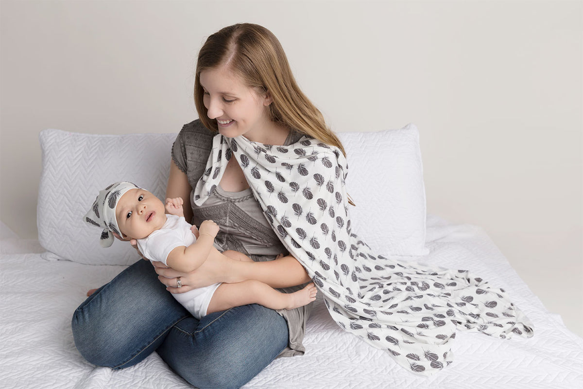 Swaddle Blanket - Plume - MEMEENO