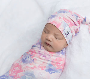 Newborn Top Knot Hat - Bouquet - MEMEENO