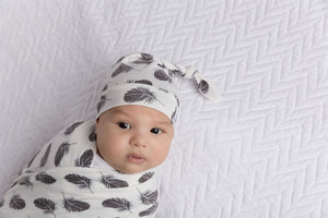 Newborn Top Knot Hat - Plume - MEMEENO