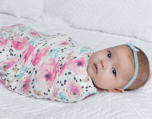 Swaddle & Newborn Blanket - Bloom - MEMEENO