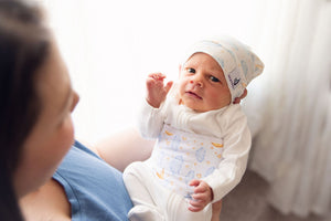 Newborn Top Knot Hat - Luna