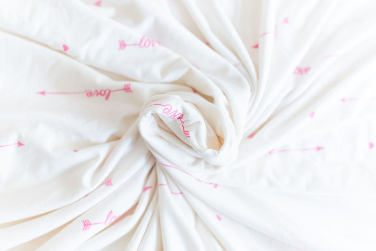 love her swaddle blanket bunched